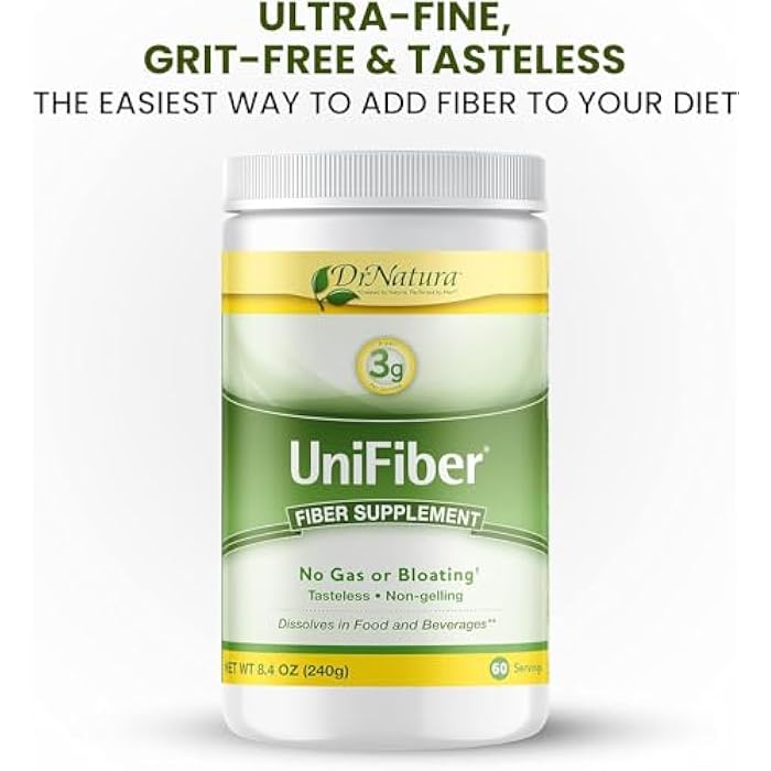 DrNatura Dr. Natura® Unifiber, Natural Fiber Supplement, 8.4-Ounce (Pack of 2) - Image 2
