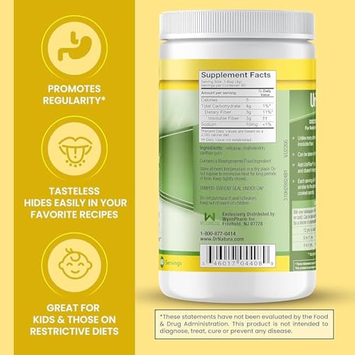 DrNatura Dr. Natura® Unifiber, Natural Fiber Supplement, 8.4-Ounce (Pack of 2) - Image 3