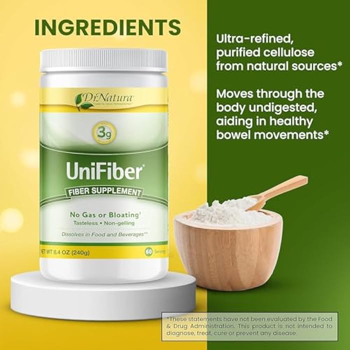 DrNatura Dr. Natura® Unifiber, Natural Fiber Supplement, 8.4-Ounce (Pack of 2) - Image 5