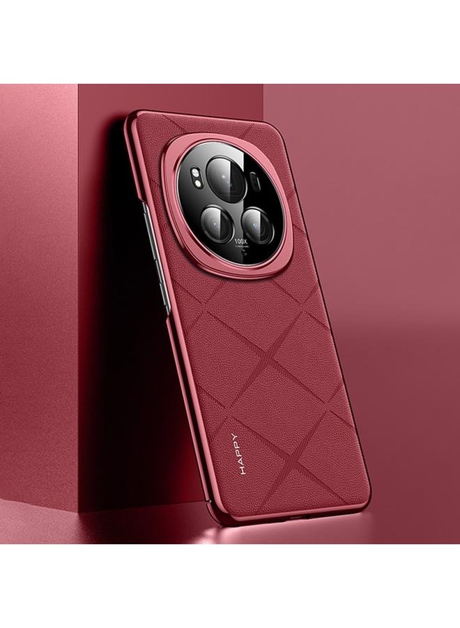 اس-توب جراب لهاتف Honor Magic6 Pro مصنوع من الجلد العادي - Image 1