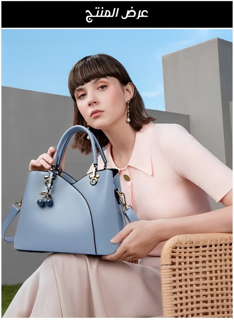 REOCLE Women's Handbag Shoulder Tote Bags with Large Capacity & Adjustable Strap & Versatile Style & Premium Fabric Top Handle Satchel  - Image 4