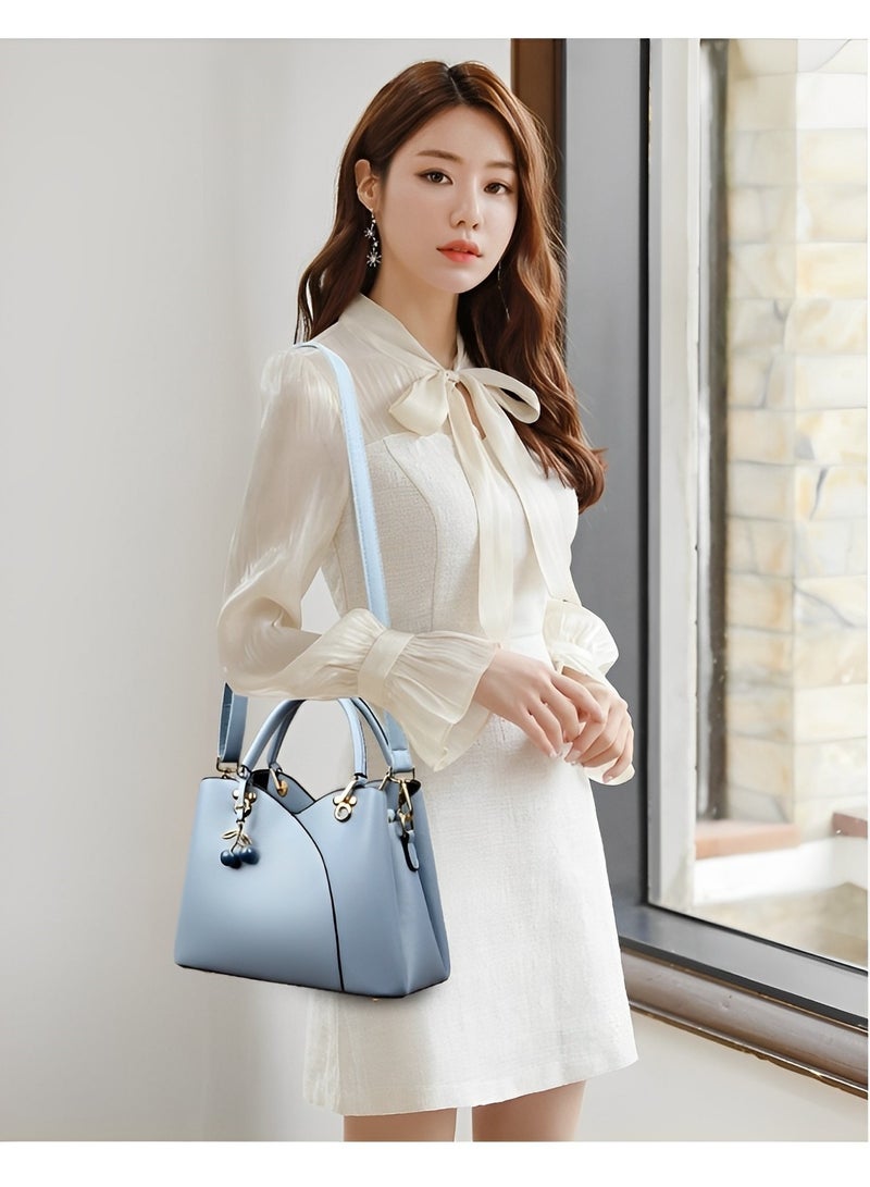 REOCLE Women's Handbag Shoulder Tote Bags with Large Capacity & Adjustable Strap & Versatile Style & Premium Fabric Top Handle Satchel  - Image 5