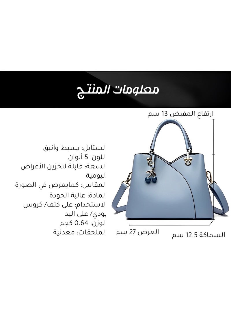 REOCLE Women's Handbag Shoulder Tote Bags with Large Capacity & Adjustable Strap & Versatile Style & Premium Fabric Top Handle Satchel  - Image 3