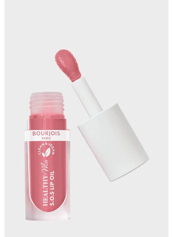 BOURJOIS PARIS Healthy Mix Clean S.O.S Lip Oil - 04 - Pink Passion, 4.5ml