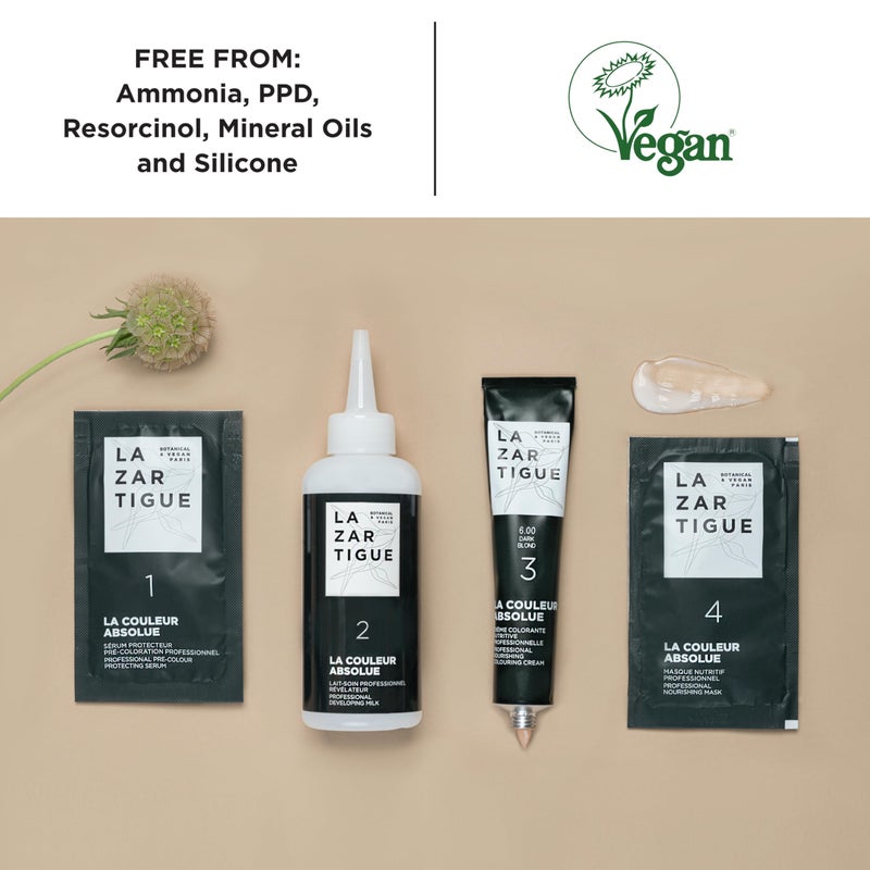 Lazartigue La Couleur Absolue, Permanent Hair Color with Botanical Extracts, Golden Blond, Coloring Kit, Vegan, Cruelty-Free, Ammonia-Free - Image 4