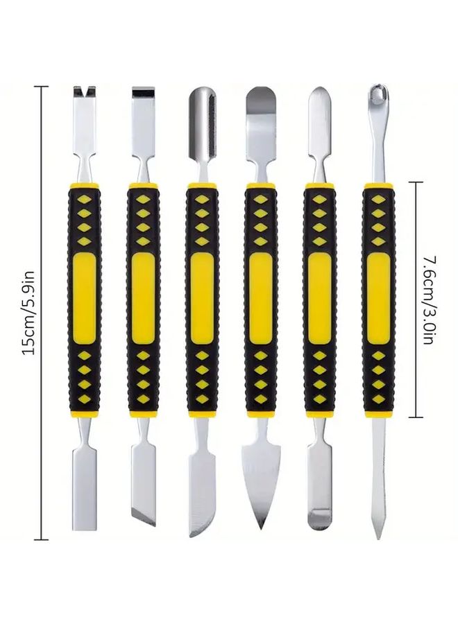 6 Pieces Electronic Repair Tool Set Dual Head Pry Bars For Tablets Laptops Phones - Image 2
