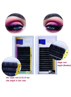 EBANKU 22PCS Eyelash Grafting Set Eyelash Extension For Starter Use Grafting Set Eyelashes，Lash Starter Kit, Eyelashes Extension Practice  - Image 5