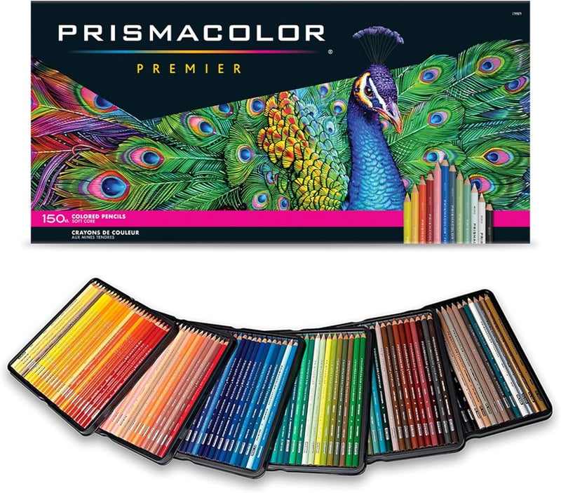 Prismacolor Premier Colored Pencils | Art Supplies for Drawing, Sketching, Adult Coloring | Soft Core Color Pencils, 150 Pack - Image 1