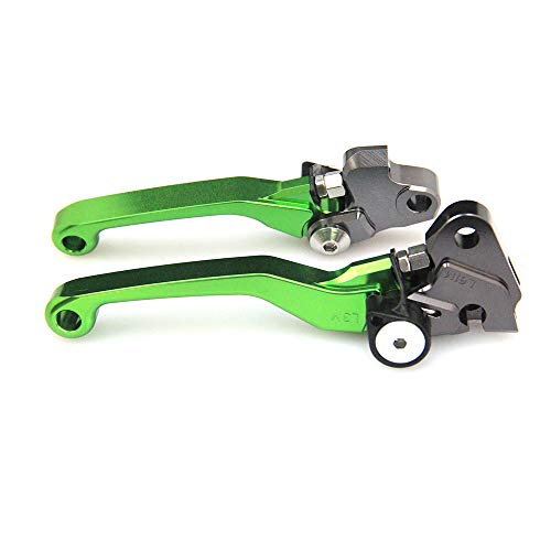 HYEPIVOT for 20222023 Levers KLX300R KLX 300R 2025 2024 Clutch Brake Pivot Lever Dirt Bike Green - Image 3