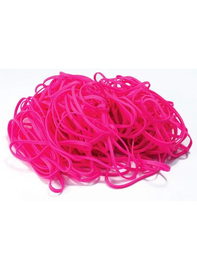 Better Office Products - 200 Pink Rubber Bands By Better Office Products Size 33 200 Bag Hot Pink Rubber Bands - Image 1