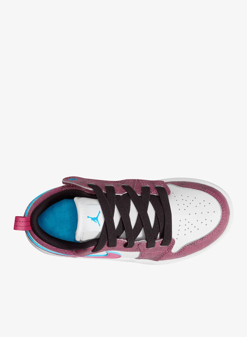 Jordan SWEET BEET/OFF NOIR-WHITE-BALTIC BLUE-DESERT PINK Kids Jordan 1 Low Alt Se Fem Gp for Women | Best Price UAE