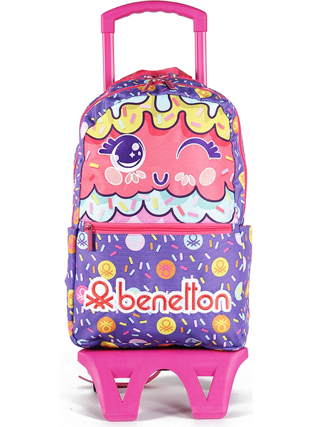 UNITED COLORS OF BENETTON . Primary School Bag With Trolley 03680  - Image 1
