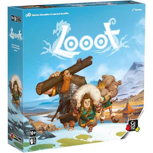 Gigamic Looot Pillage and Raid to Become Leader of The Vikings Kenner Spiel Nominated for 2025 Casual Strategy Board Game for Kids Teens Adults Ages 10 2 to 4 Players 45 Minutes - Image 1