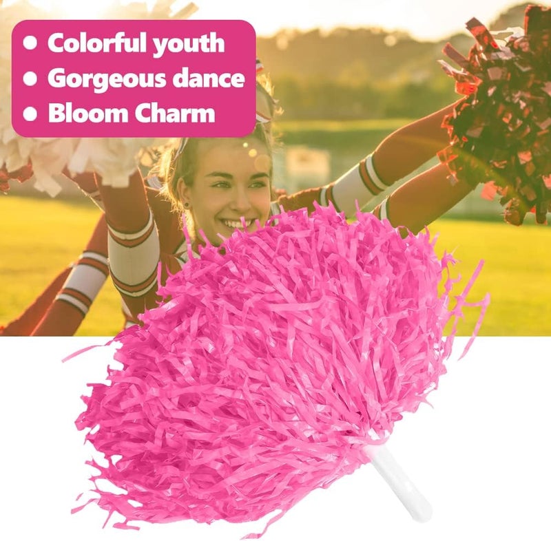 comfrt 2 Pcs Cheerleader Pom Poms for Sports Party Dance Accessory - Image 5