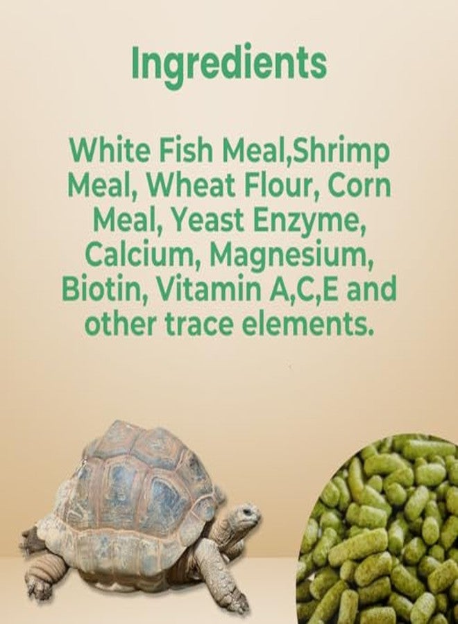 Petcrux Premium Pellet Turtle Food for All Life Stages Contains Fish,1Kg (Buy 1 Get 1 Free) - Image 3