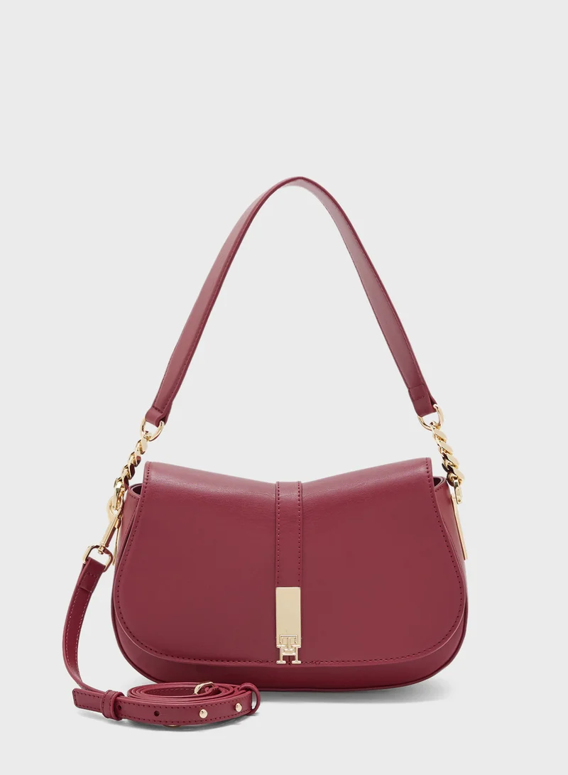 TOMMY HILFIGER Flap Over Satchel