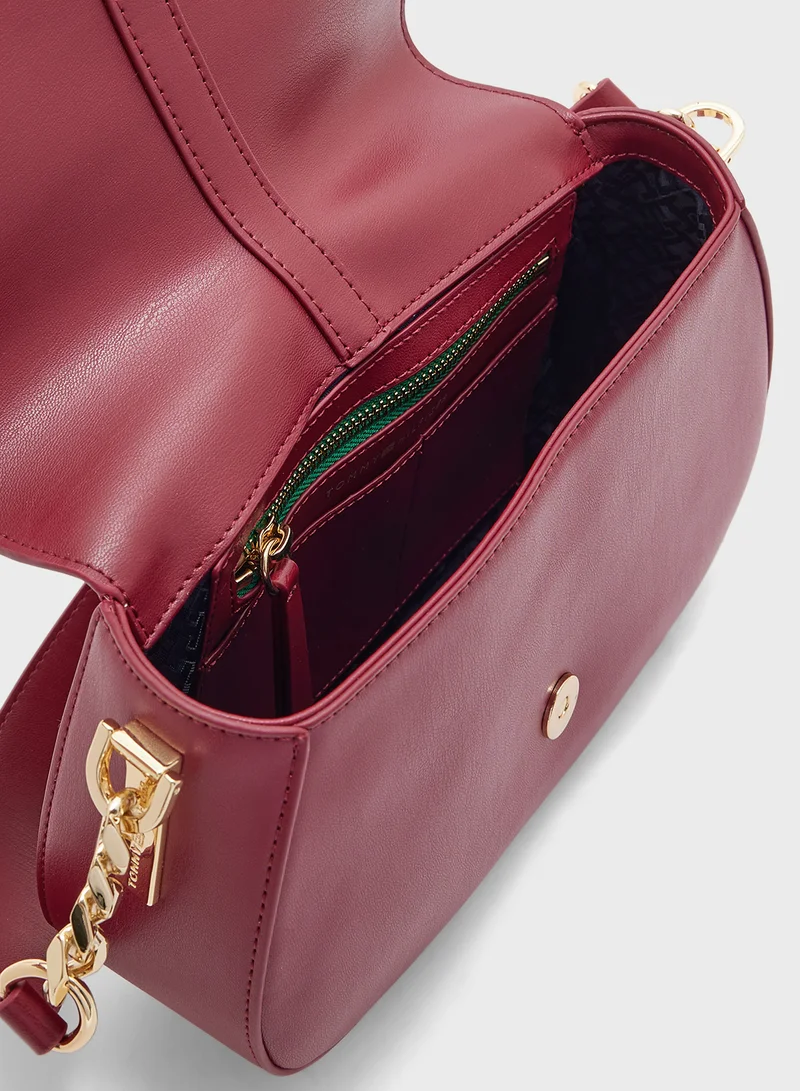 TOMMY HILFIGER Flap Over Satchel
