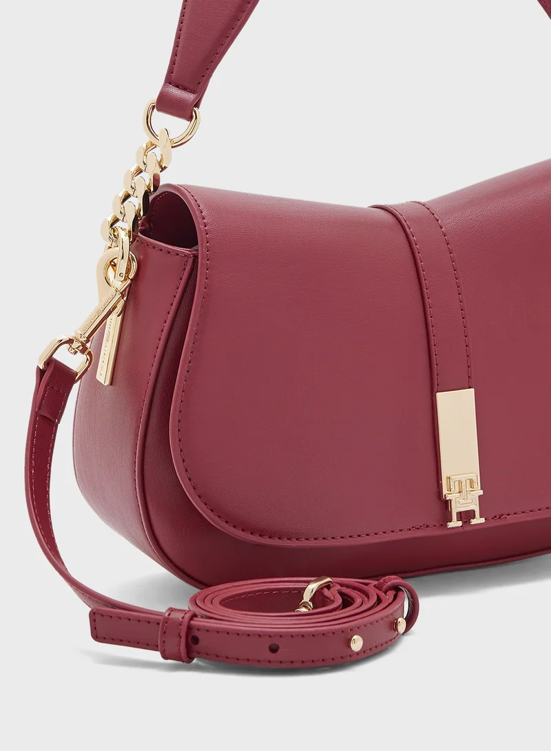 TOMMY HILFIGER Flap Over Satchel