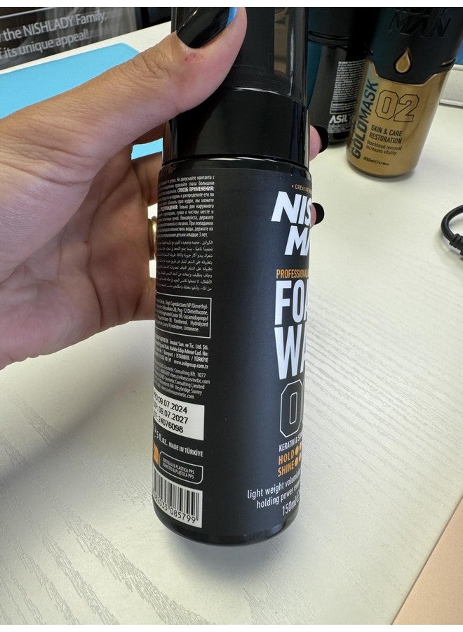 nishman Hair Styling Foam Wax - Image 5
