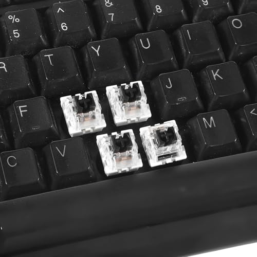 Zyghjort Keyboard Switches, 50 Pcs 3 PIN Black Keyboard Clicker Replacement Dustproof Keyboards Switch for Most Gaming Keyboards - Image 4