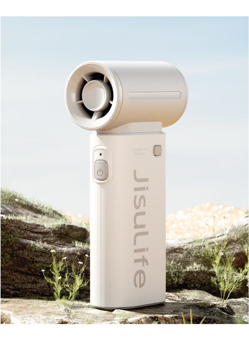 جيسيو لايف مروحة توربو محمولة Jisulife Elec 9 بسرعات قابلة للتعديل وبطارية قابلة لإعادة الشحن بسعة 5000 مللي أمبير في الساعة - Image 3