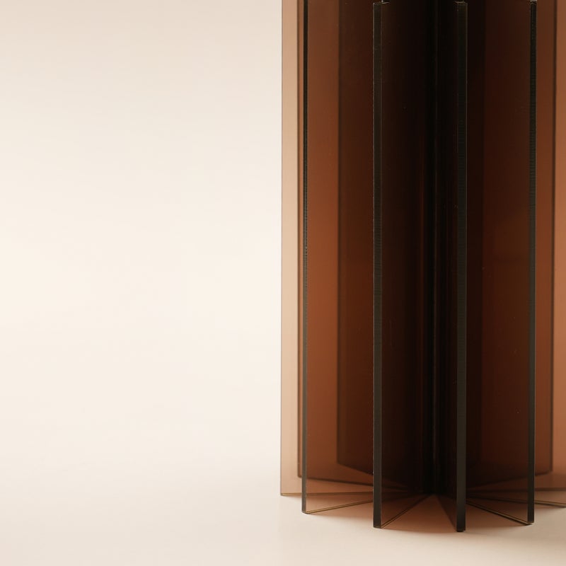 THE LUCERNA Lucerna accent acrylic Ramadan decorative piece, brown 10*10*32cm - Image 3