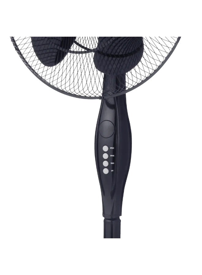 ATA Wendy Stand Fan, 18 Inch with Remote Control, 5 Blades, Model C80R - Black - Image 3