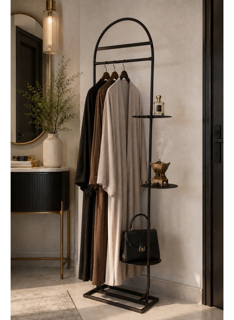 bilutih One-piece reception abayas clothes hanger with shelves between beauty and function - Image 2