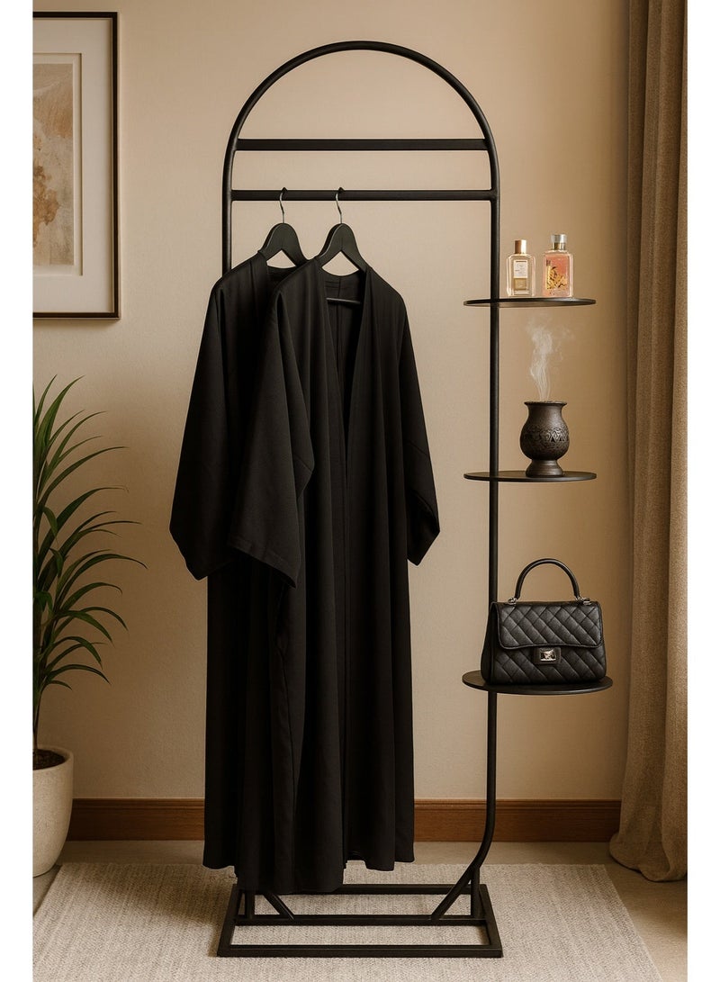 bilutih One-piece reception abayas clothes hanger with shelves between beauty and function - Image 1