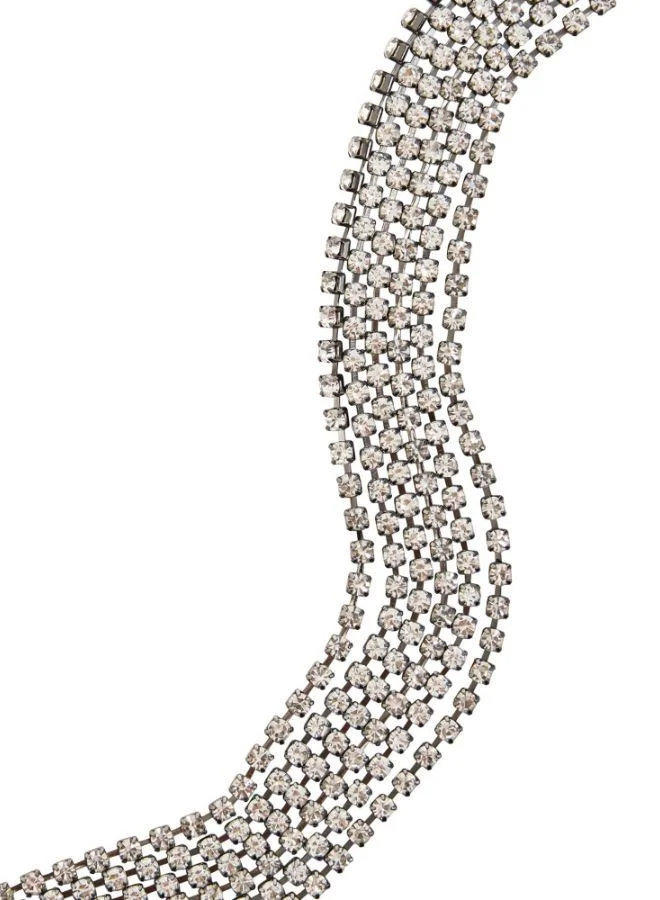 PARFOIS Multiple-Strand Necklace With Crystals