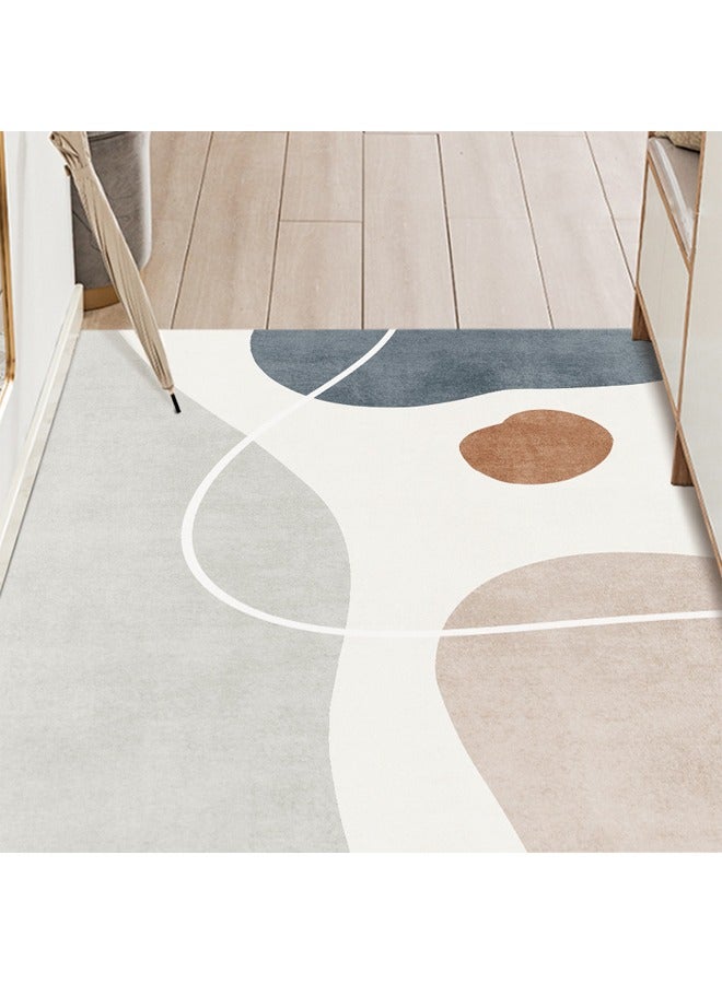 NKX Modern Minimalism Area Rug Non-Slip Soft Decorative Carpet 100X140CM (Vertical)  - Image 1
