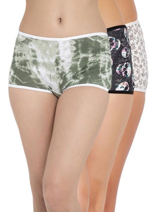 Clovia Pack Of 3 Cotton Mid Waist Printed Boyshorts - pzsku/ZAF8B359296F01F99DB3EZ/45/_/1675947049/650a22da-8c61-44a5-adc2-cd01eda724d0