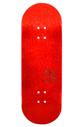 Teak Tuning 32mm Pro Fingerboard Complete Fully Assembled with Pro Level Components Pro Shaped Wooden Deck 32x97mm UltraSpin Bearing Wheels Prodigy Gen2 Trucks Cherry Bomb - Image 5