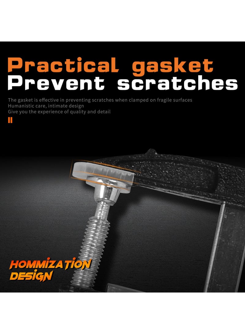 KSEIBI Industrial F-Clamp - Heavy-Duty Clamping Tool for Secure Holding in Woodworking and Metalworking Applications - Image 3