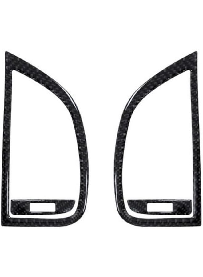 طقم كلاسيكي من ألياف الكربون لتزيين فتحات التهوية لأودي Q7 2007-2015 للديكور الداخلي - Image 2