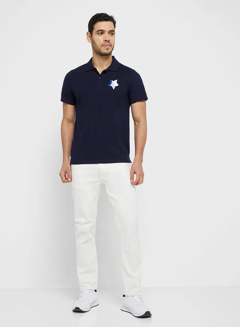 Robert Wood Logo Polo Shirt