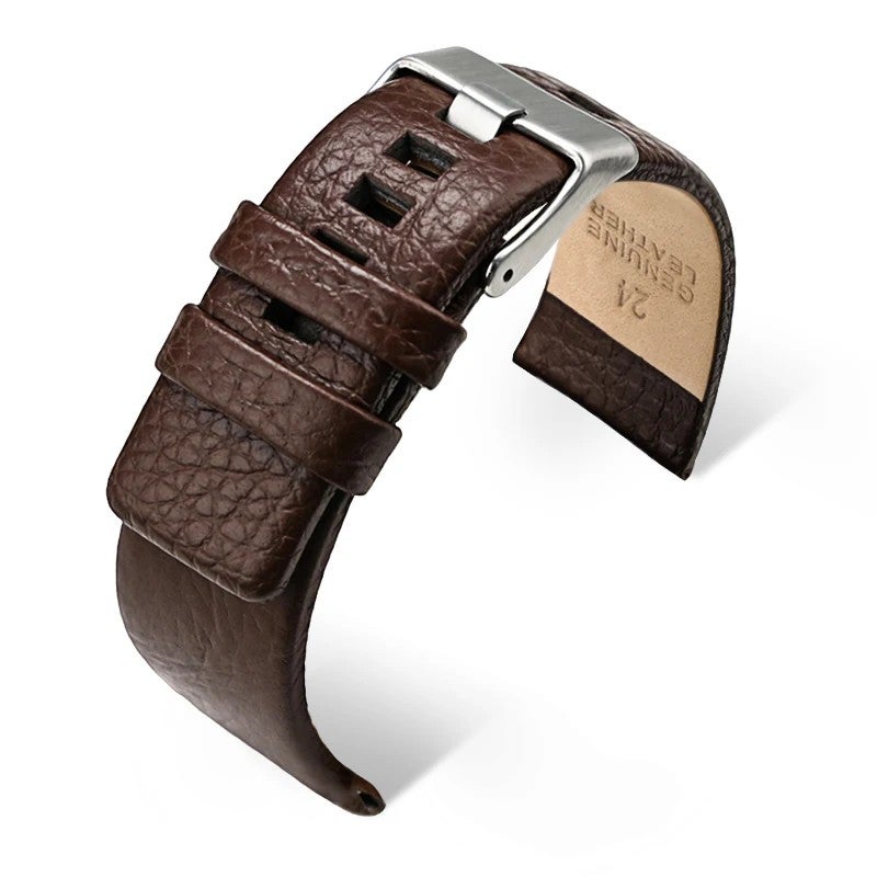 Bluejw New Style Replacement Watch Strap for Diese Watches – Lychee Grain Pattern, 22mm & 32mm Large Dial Compatible, Metal Buckle Band - Image 1