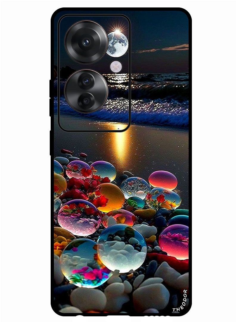 Theodor Protective Case Anti Scratch Shock Proof Bumper Cover For Oppo F25 Pro Stone Beach - Image 1