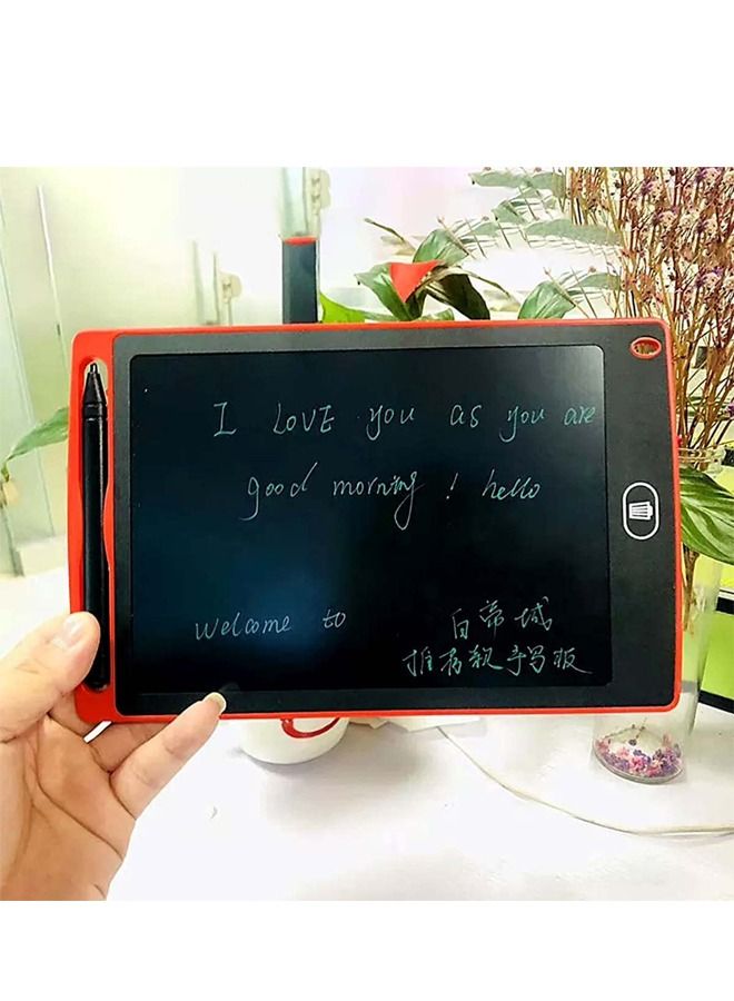 PADOM بادوم لوح كتابة LCD هدية عيد ميلاد للأولاد والبنات 8.5 بوصة لوح رقمي لتعلم الأطفال ألعاب تعليمية رسم لوح ذكي محمول - Image 3