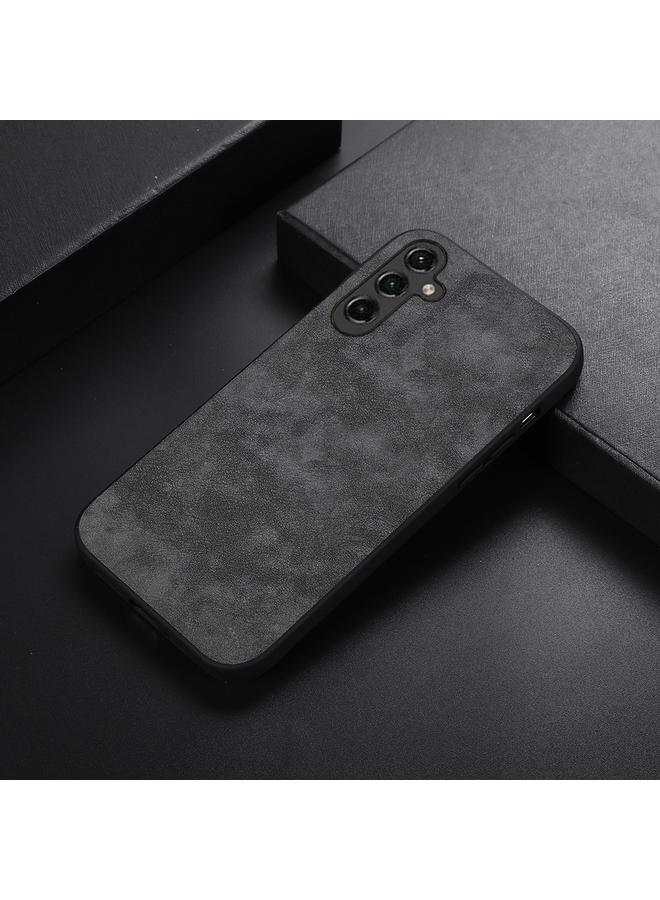 S-TOP Case For Samsung Galaxy A24 4G Morocco Texture PU Phone Case - Image 2