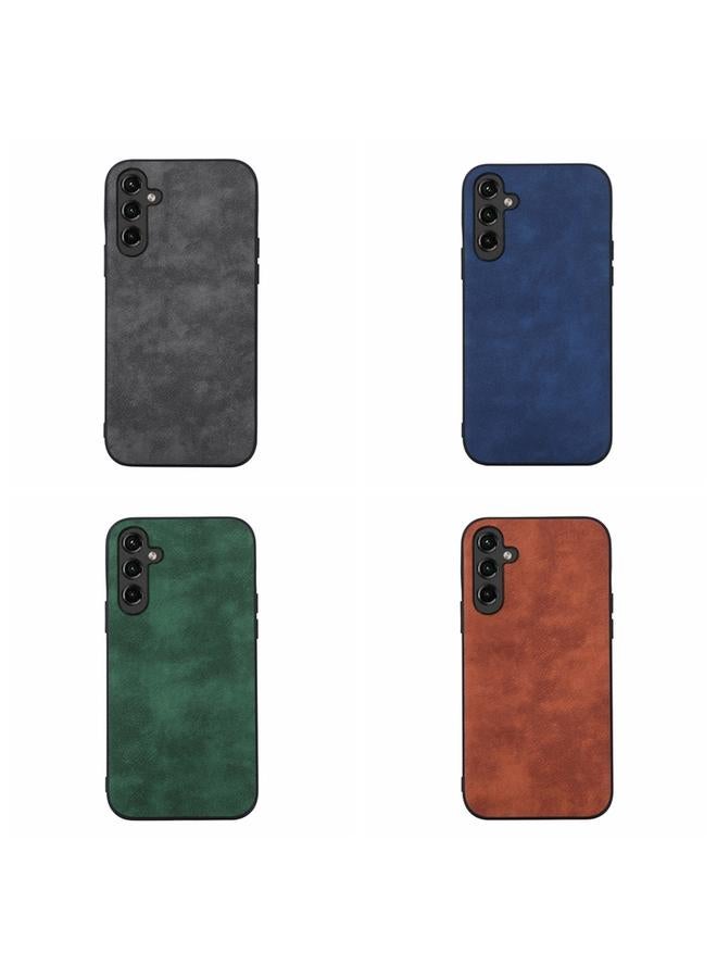 S-TOP Case For Samsung Galaxy A24 4G Morocco Texture PU Phone Case - Image 3