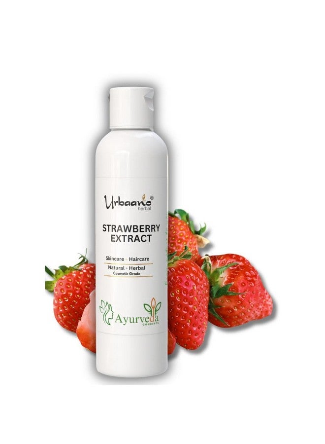 Urbaano herbal Strawberry Liquid Extract Natural Ingredient for making DIY Skin Care Products (200ml) - Image 1