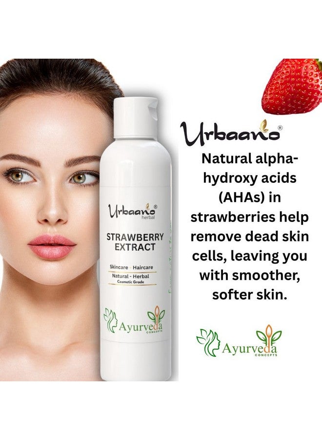 Urbaano herbal Strawberry Liquid Extract Natural Ingredient for making DIY Skin Care Products (200ml) - Image 4