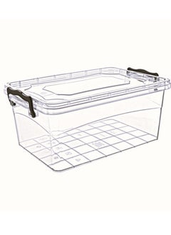 Generic Plastic Storage Box with Clip Lid, 3 Litres - Clear  - Image 1
