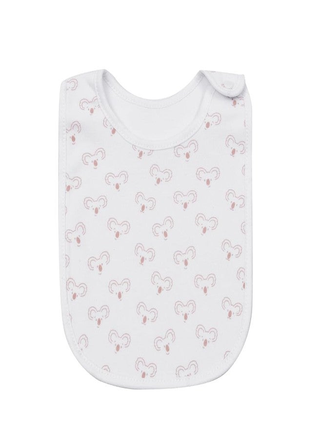 Big Softies Newborn Bibs with Adjustable Snap Button Fastener-Koala|100% Cotton|Ultra Soft & Super Absorbent|Lightweight & Comfortable|For Drooling, Teething & Feeding|Unisex 0-12 months|Pack of 3 - Image 5
