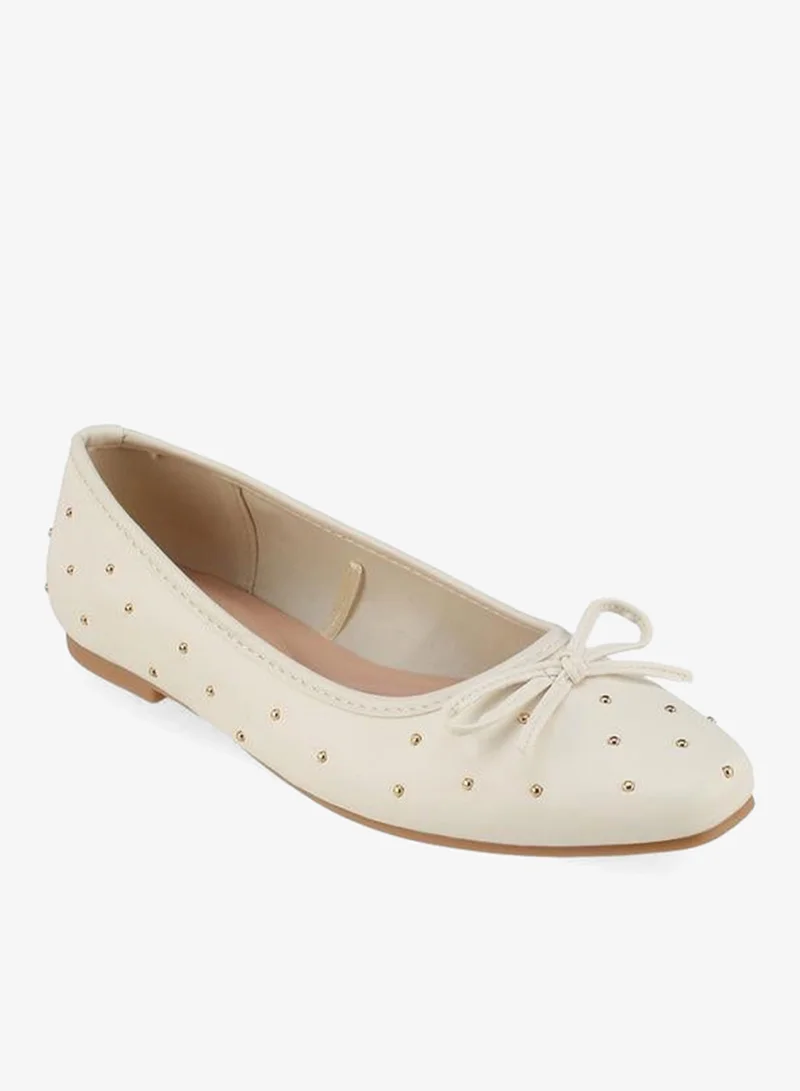 سيليست Women Studded Ballerina Shoes