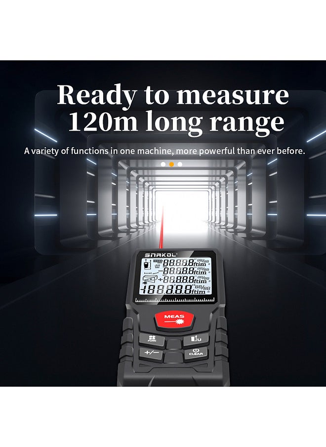 Generic Intelligent Laser Rangefinder Digital Laser Distance Meter with Single Continuous Volumes Area Pythagoras Measurement Modes Adjustable Function IP54 Waterproof  - Image 2