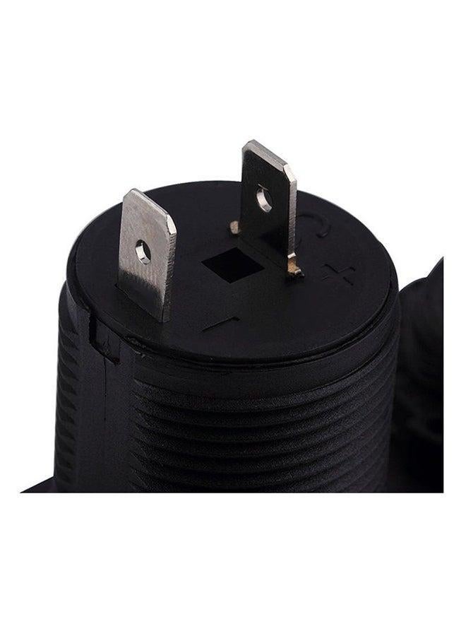 2 USB Adapter Charger Black - Image 3