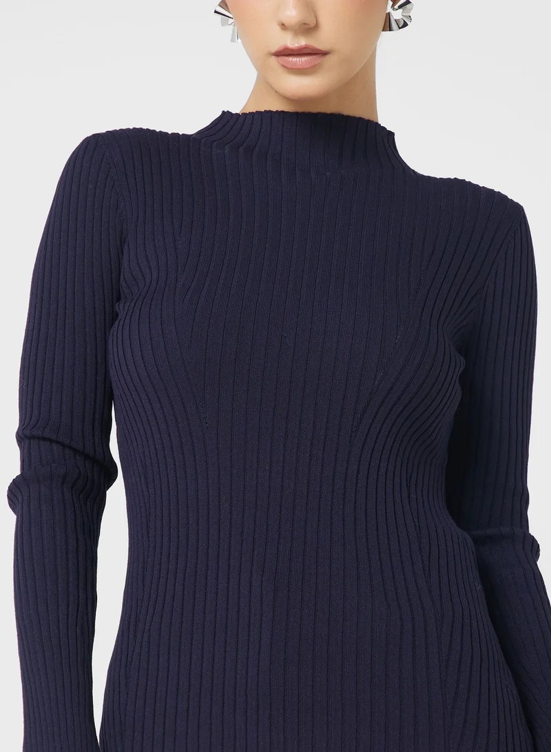 TOPSHOP High Neck Knitted Sweater
