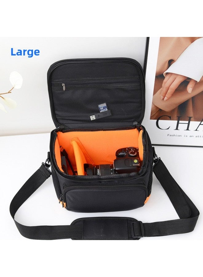 Camera Bag SLR Camera Bag Shoulder Digital Camera Bag Camera Bag Small Camera Bag Universal Micro Single Bag-Color:Small  - Image 4